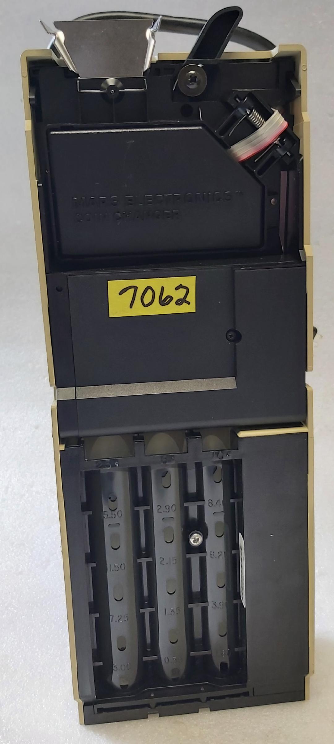 MARS TRC 6000 TRC6000 115V P/N 9199362 3 Tube Coin Changer Acceptor